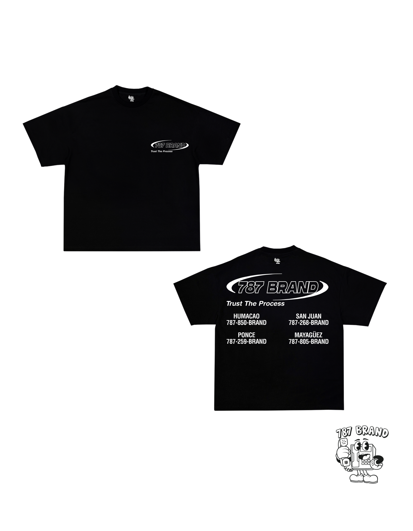 787 AREA CODE TEE